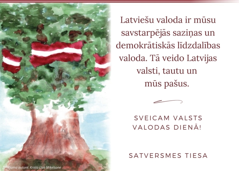 Satversmes tiesa sveic Valsts valodas dienā!