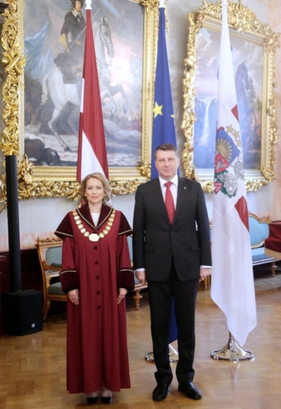 Daiga Rezevska takes the judge’s oath and start to perform duties of a Justice