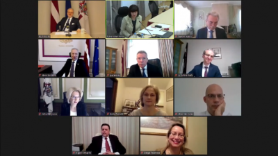 Screenshot: formal sitting of the Constitutional Court.