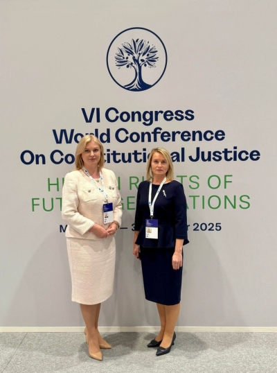 Irēna Kucina at the Congress of the Constitutional Courts of the World: Also in the Age of Digitalisation, Ensuring of Justice Must Always Remain in the Competence of Judges