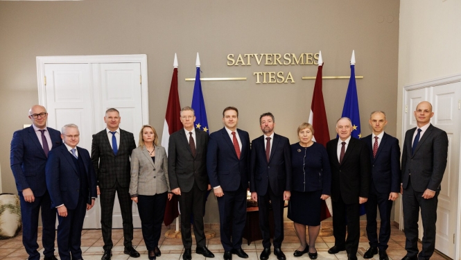 Rīgā norisinājās Satversmes tiesas un Lietuvas Konstitucionālās tiesas 17. ikgadējā divpusējā konference