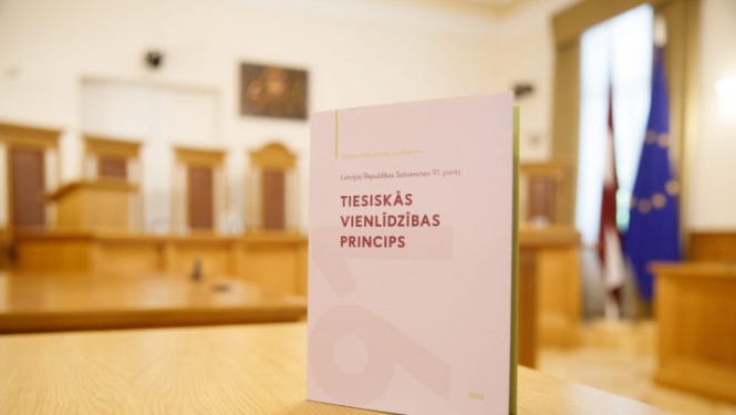Publicēts otrais grāmatžurnāls Satversmes tiesas izdevumu sērijā par pamattiesībām