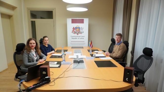 Satversmes tiesa noslēdz pirmo pieredzes apmaiņas projekta posmu ar Ukrainas Konstitucionālo tiesu