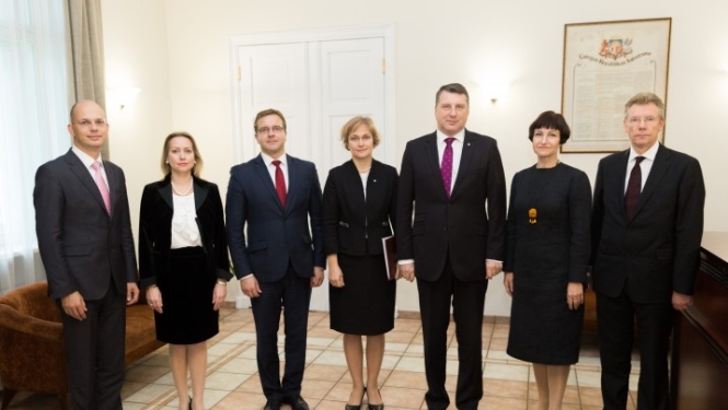 Satversmes tiesu apmeklē Valsts prezidents Raimonds Vējonis