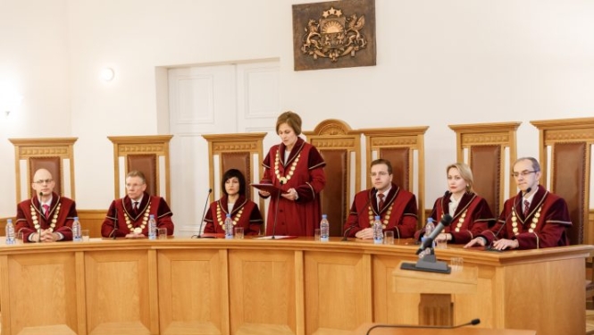 Pirmo reizi ar Satversmes tiesas svinīgo sēdi tiek atklāts jaunais tiesas darba gads