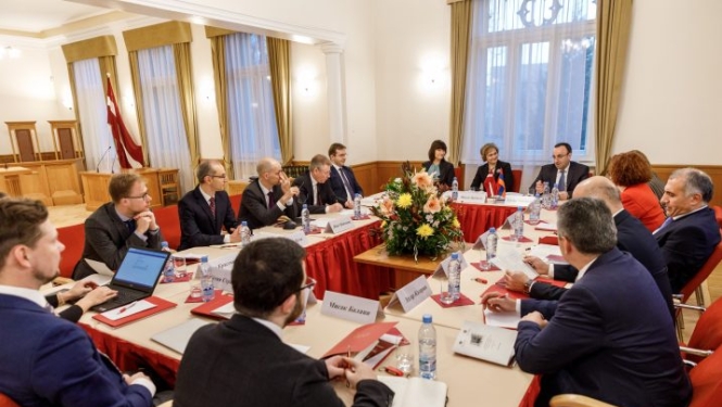 Noslēgusies Armēnijas Konstitucionālās tiesas tiesnešu vizīte Satversmes tiesā