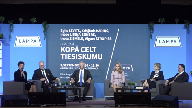 Satversmes tiesas tiesneši sarunu festivālā LAMPA runā par demokrātiskas tiesiskas valsts pamatvērtībām