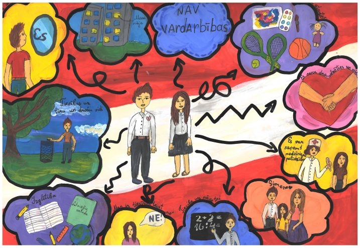 II vieta – Liepājas A. Puškina 2.vidusskolas skolniece Nellija Orešina. Pedagoģe: Irina Turovska.