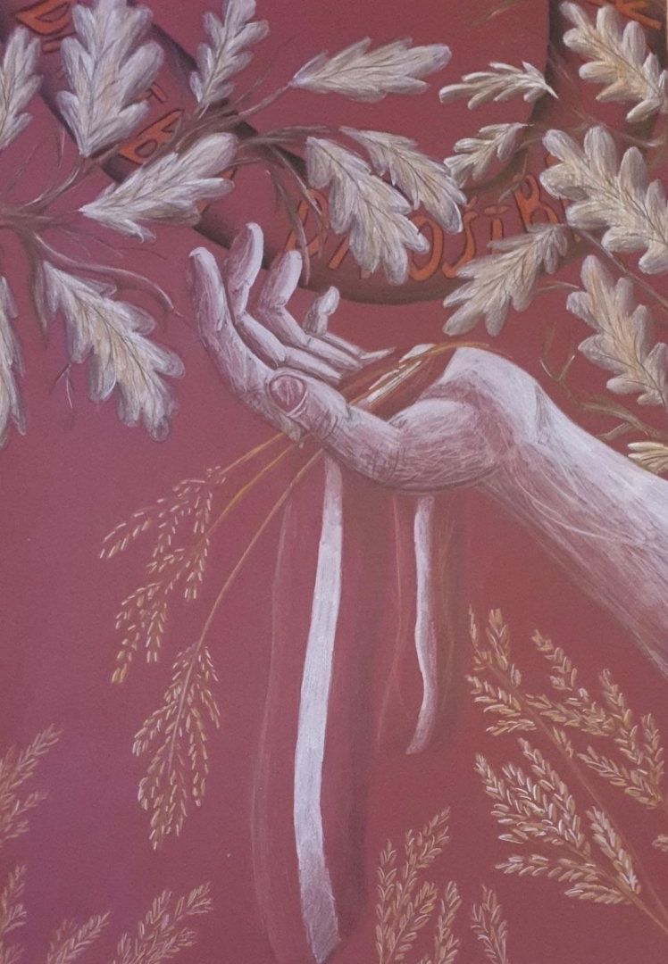 Āgenskalna sākumskolas skolniece Megija Grieta Kārkliņa, pedagoģe Iveta Cimare.