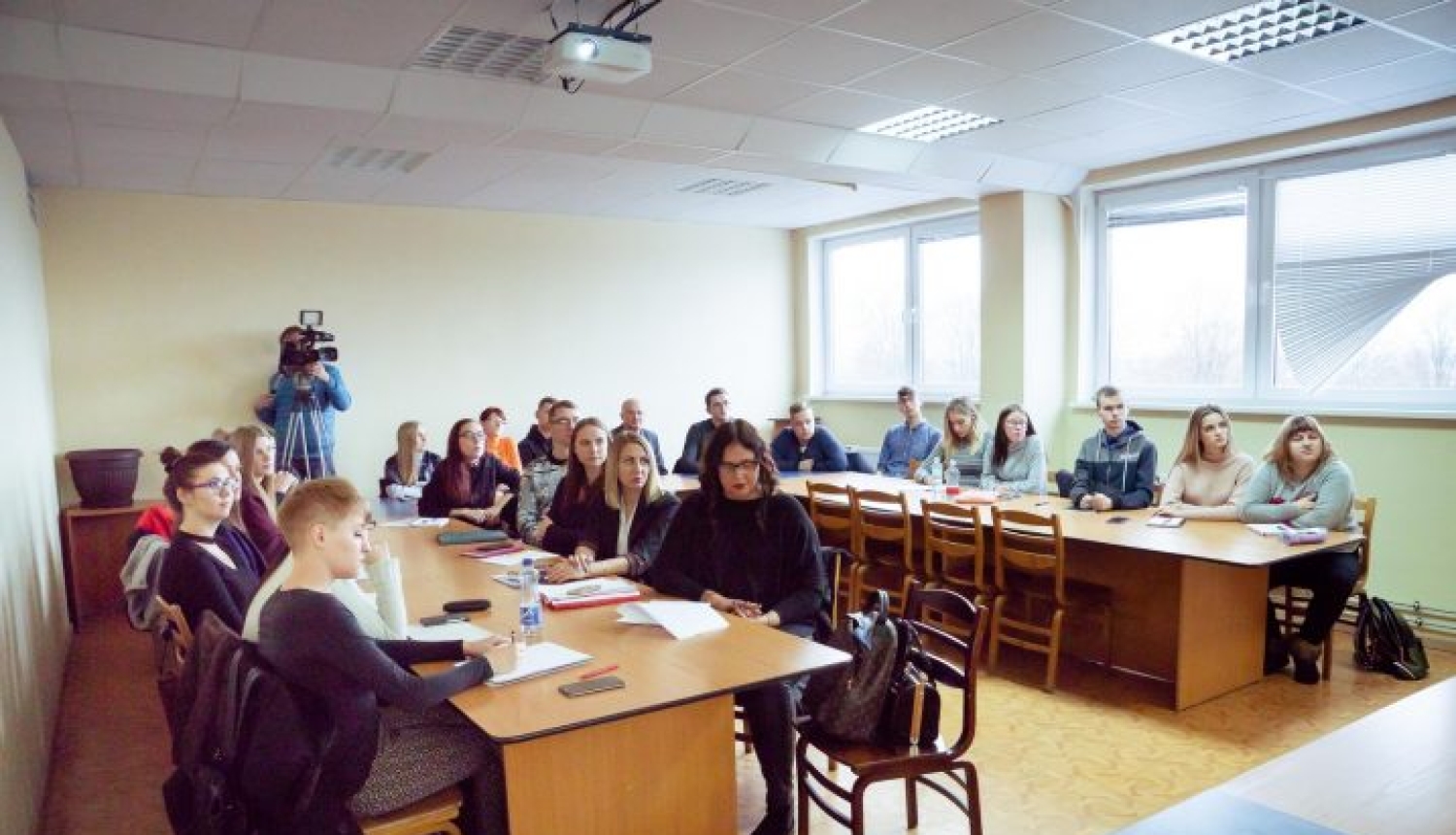 Satversmes tiesas tiesnesis Gunārs Kusiņš tiekas ar Daugavpils Universitātes tiesību zinātņu studentiem