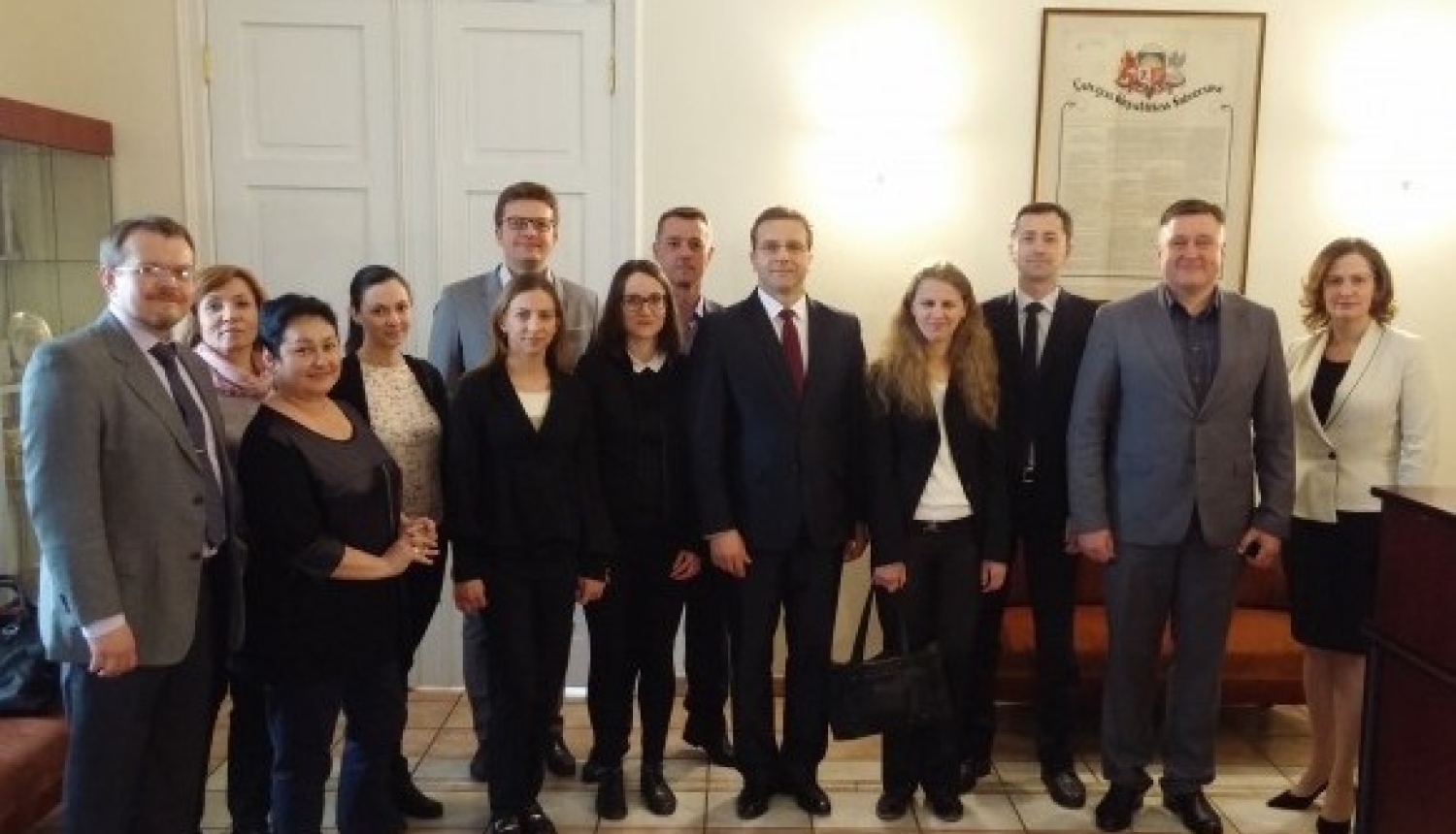 Satversmes tiesā viesojas delegācija no Ukrainas