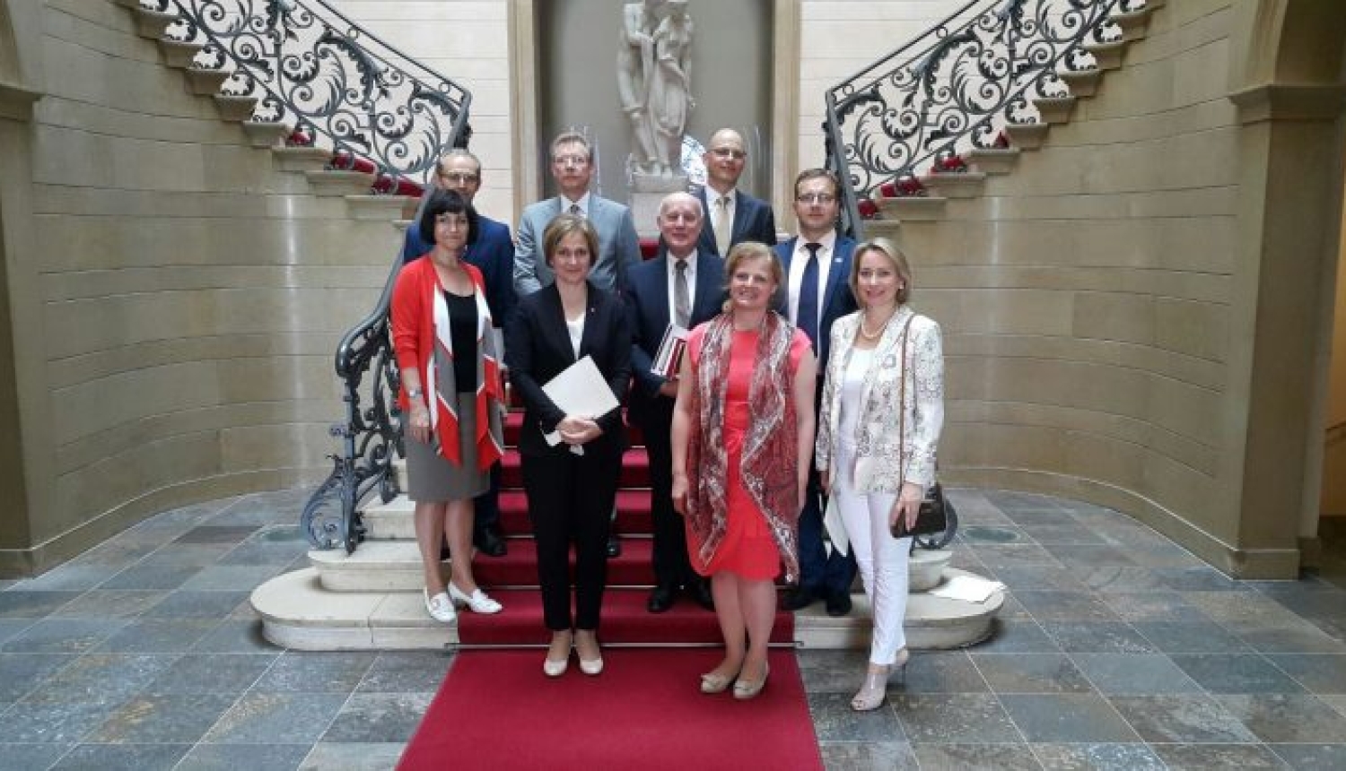 Satversmes tiesas tiesneši viesojas Vācijas Federālajā Augstākajā tiesā