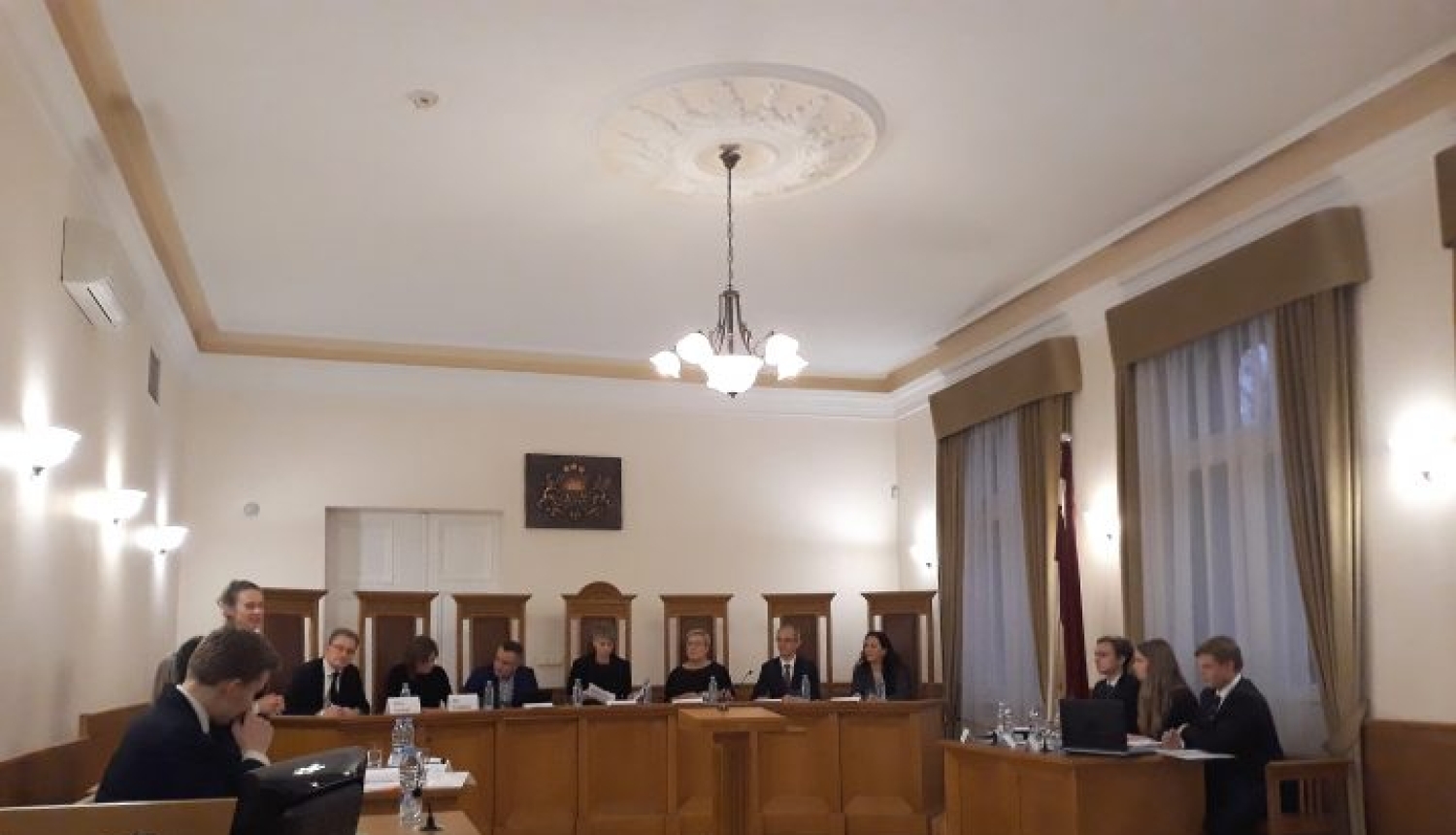 Satversmes tiesā norisinājās profesora Kārļa Dišlera XX Konstitucionālās tiesas procesa izspēles fināls