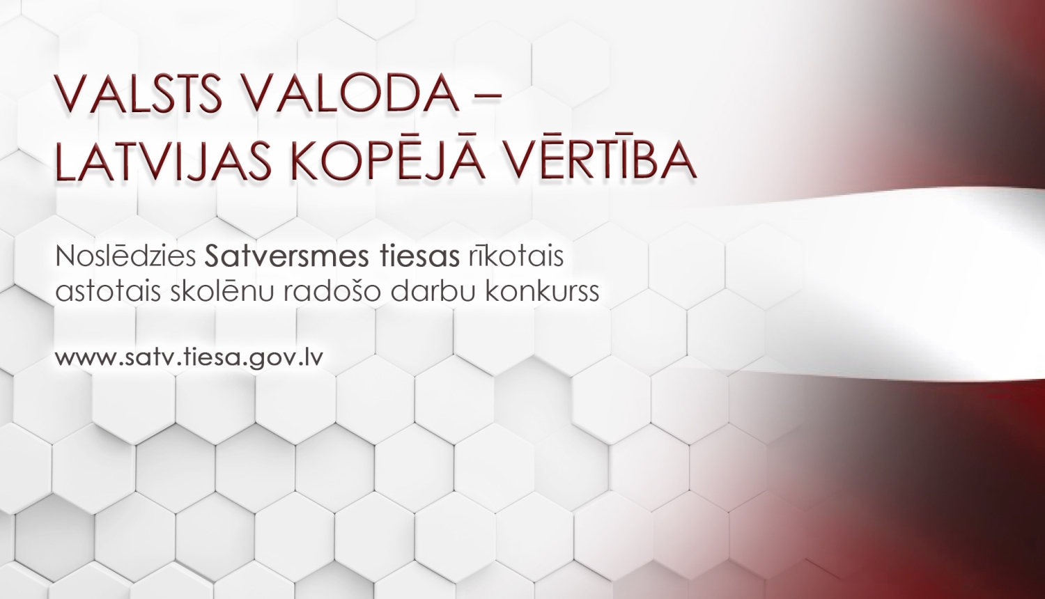 Noslēdzies Satversmes tiesas rīkotais skolēnu radošo darbu konkurss “Valsts valoda – Latvijas kopējā vērtība”
