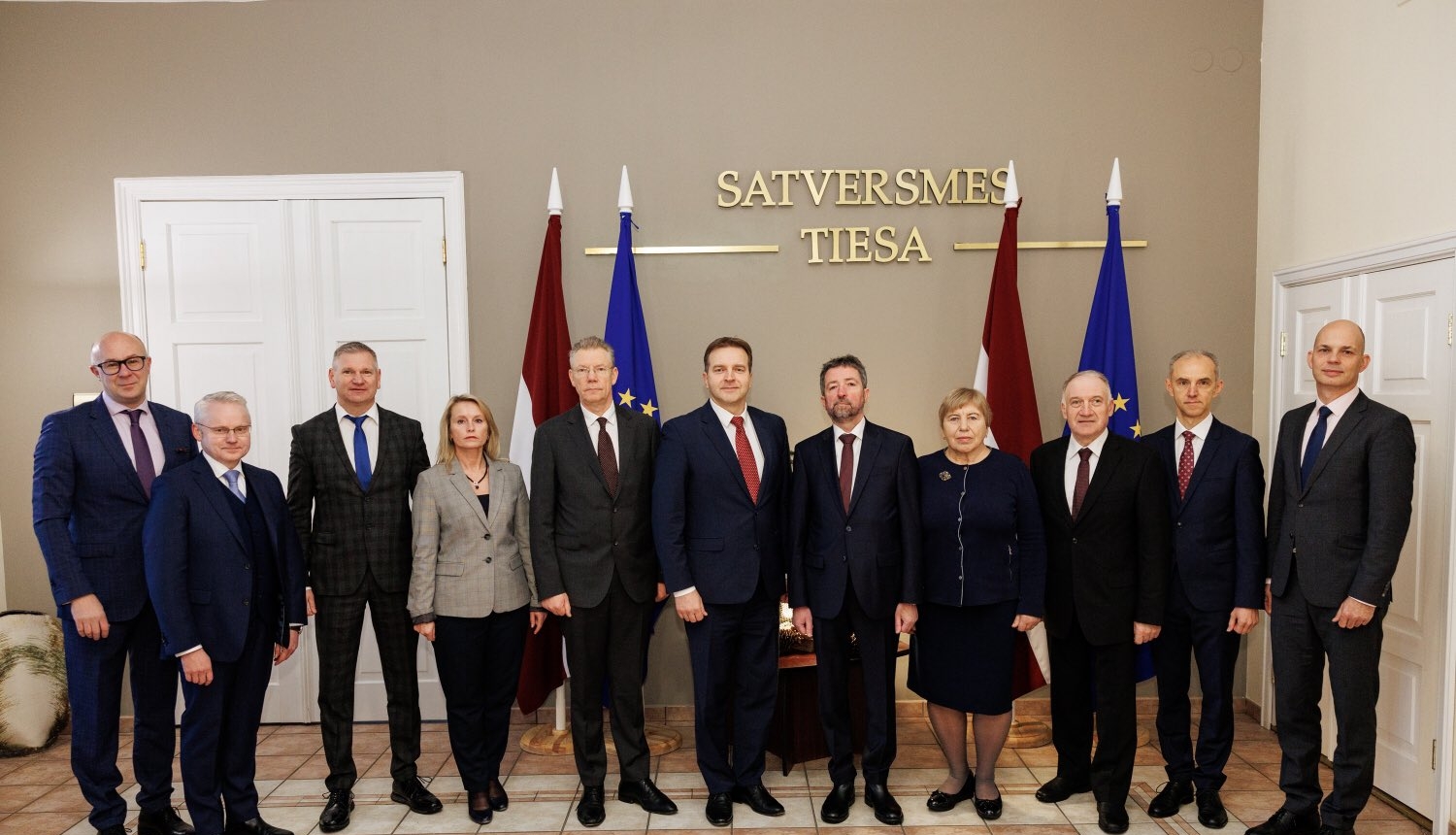 Rīgā norisinājās Satversmes tiesas un Lietuvas Konstitucionālās tiesas 17. ikgadējā divpusējā konference