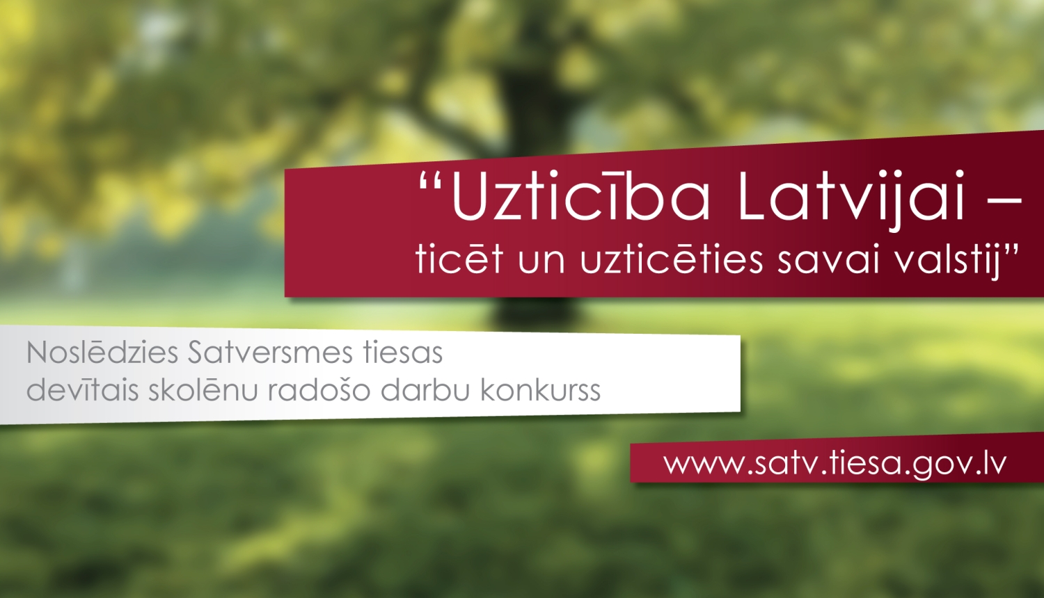 Noslēdzies Satversmes tiesas skolēnu radošo darbu konkurss “Uzticība Latvijai – ticēt un uzticēties savai valstij”