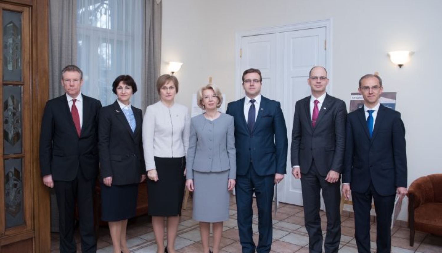 Satversmes tiesu apmeklē Saeimas priekšsēdētāja Ināra Mūrniece