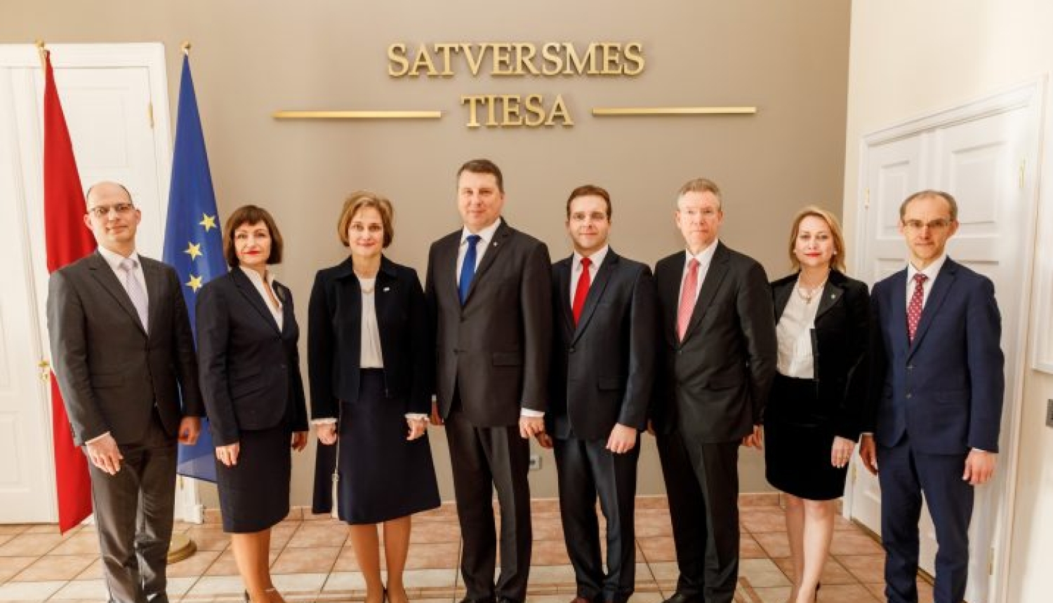 Satversmes tiesā viesojas Valsts prezidents Raimonds Vējonis