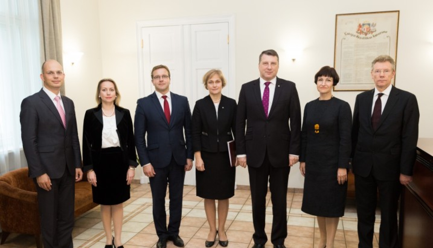 Satversmes tiesu apmeklē Valsts prezidents Raimonds Vējonis