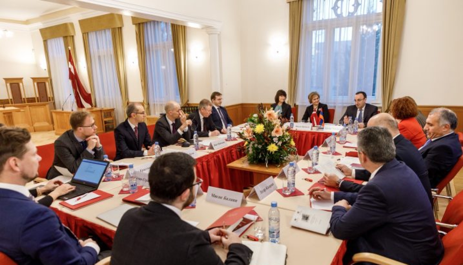 Noslēgusies Armēnijas Konstitucionālās tiesas tiesnešu vizīte Satversmes tiesā