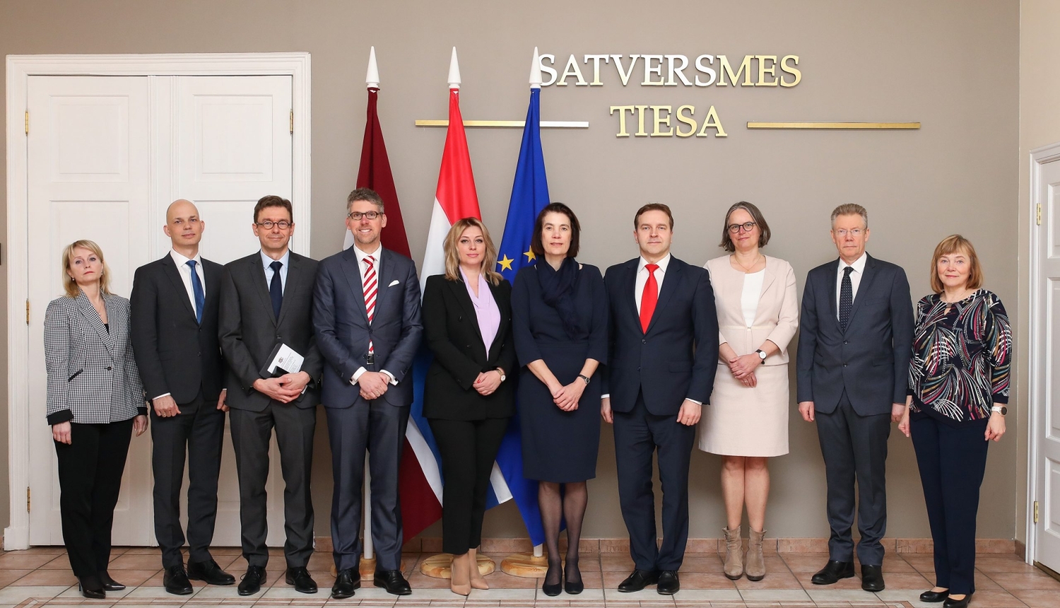 Divpusējā dialoga ietvaros tiekas Satversmes tiesas un Nīderlandes Augstākās tiesas tiesneši
