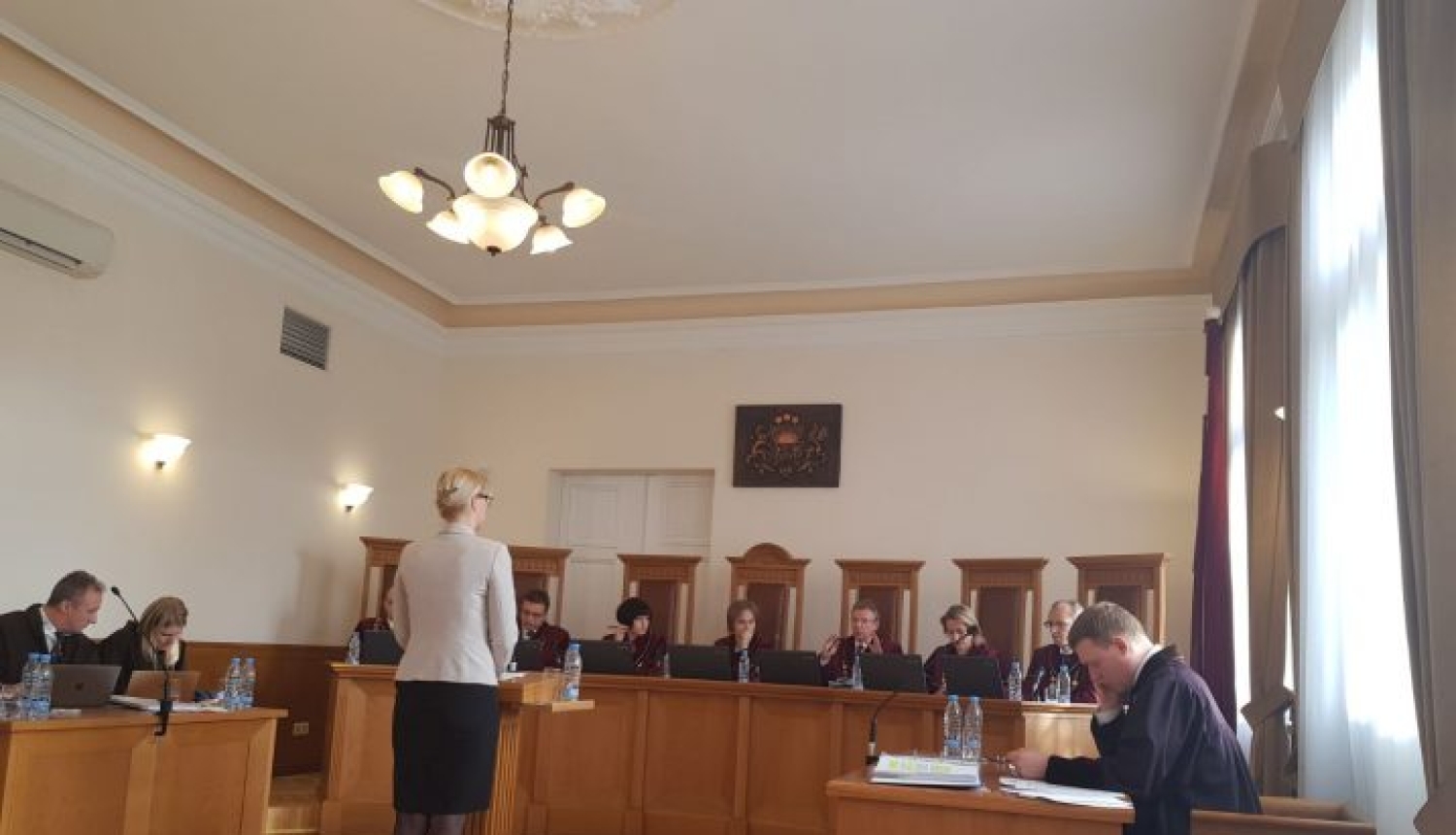 Satversmes tiesa līdz 13. martam izsludina pārtraukumu lietā par normām, kas no 2018. gada 1. janvāra samazina piespiedu nomas maksas apmēru