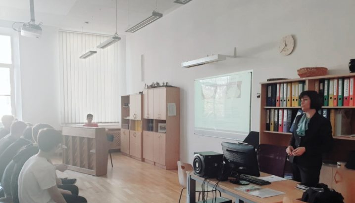 Satversmes tiesas priekšsēdētājas vietniece Sanita Osipova viesojas pamatskolā “Rīdze’’