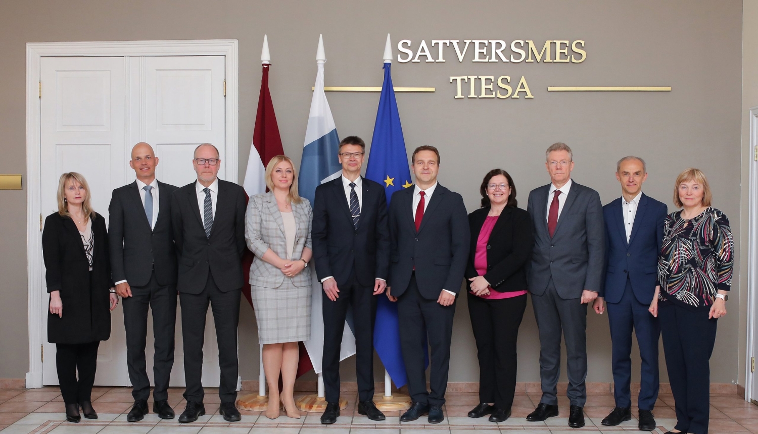 Divpusējā dialoga ietvaros tiekas Satversmes tiesas un Somijas Augstākās Administratīvās tiesas tiesneši