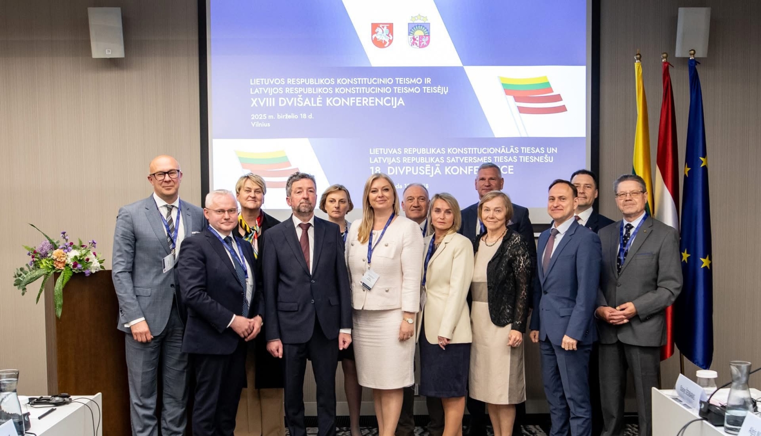 Latvijas un Lietuvas konstitucionālās tiesas stiprina dialogu jau 18. divpusējā konferencē